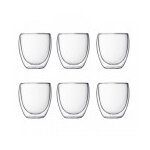 Set de 6 verres double parois pavina bodum 8cl Set de 6 verres double parois pavina bodum 8cl