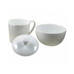 Set d�gustateur de th�s en porcelaine blanche
