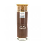 Sucre aromatisé à la vanille étui en verre quai sud 180g Sucre aromatisé à la vanille étui en verre quai sud 180g