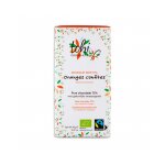 Tablette équitable de chocolat noir 74% oranges confites bio 70g Tablette équitable de chocolat noir 74% oranges confites bio 70g