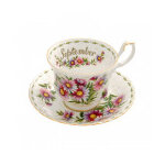 Tasse � th� et soucoupe septembre royal albert