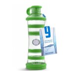 Bouteille i9 en verre harmonie verte