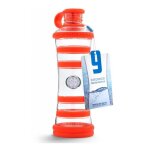 Bouteille i9 en verre inspiration orange