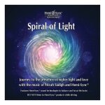Cd audio spiral of light