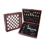 Coffret 8 outils du vin + jeu chec *