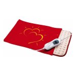 Coussin chauffant design rouge