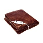 Couverture chauffante douillette marron khp23