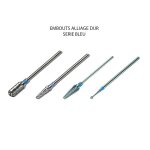 Embouts alliage dur, srie bleu - rugueux