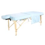 Ensemble drap en flanelle pour table de massage