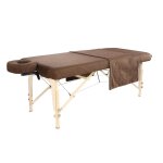 Ensemble drap en flanelle pour table de massage Ensemble drap en flanelle pour table de massage