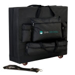 Housse de transport a roulettes pour table de massage