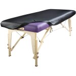 Housse vinyle de protection de table de massage coin carr