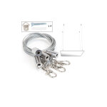 Kit de suspension pour dalle led true - light prismatique