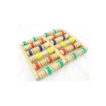 Massage des pieds en bois couleur