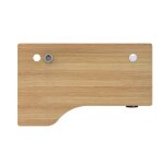 Plateau de bureau en bois gaucher