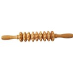 Rouleau massant en bois 9 roues Rouleau massant en bois 9 roues