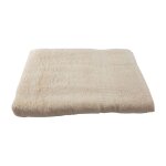 Serviette blanc fum en bambou