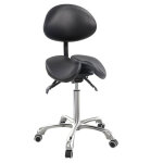 Tabouret 2 selles avec dossier