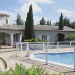 Barri�re piscine en verre et aluminium arcachon 2 m�tres