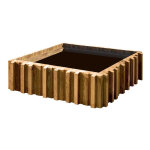 Carr� potager ga�a - jardini�res bois