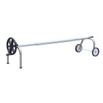 Enrouleur b�che � bulles - piscine enterr�e 3 � 5 m de large