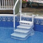 Escalier piscine hors sols aquarius - 4 marches