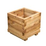 Jardiniere bois carr�e calypso