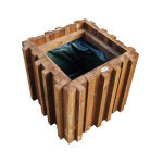 Jardiniere bois carrée gaïa - jardinières bois Jardiniere bois carrée gaïa - jardinières bois