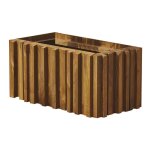 Jardiniere bois rectangulaire gaia