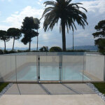 Portillon platinium fixe pour barrire beethoven - barrire beethoven souple