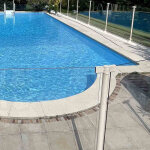 Poteau pour garde - corps en verre - barriere piscine verre