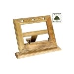 Lutrin, pupitre, repose livre en bois de manguier motif coeur Lutrin, pupitre, repose livre en bois de manguier motif coeur