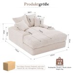 027?canap� � cordon de luxe design moderne 4 coussins canap� � coucher ultra - doux et multifonctionnel ...