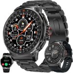 Montre connecte homme avec appel bluetooth 185 hd grand cran smartwatch pour android ios 800 mahsport ...