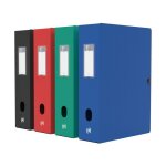 1 bo�te de classement a4 - memphis - dos 80 mm - polypro - oxford - coloris assortis