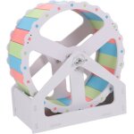 1 ensemble de roue dexercice de gerbille soucoupe de hamster grande roue de hamster silencieuse