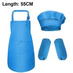 1 ensemble tablier et chapeau pour enfants et manches tablier de chef pour enfants pour la cuisine la ...