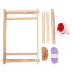 1 kit de m�tier � tisser multifonction innovant et �ducatif fabriqu� � la main en bois pour enfants metier ...