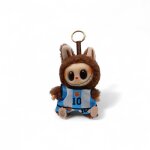 1 labubu monsters livr�e avec sa tenue football messi argentine peluche d?autre tenus habit et accessoire ...