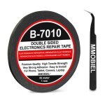 1 mm ruban adhésif double face puissant longueur 50m(noir) pour toutes réparations smartphones et tablettes ... 1 mm ruban adhésif double face puissant longueur 50m(noir) pour toutes réparations smartphones et tablettes ...