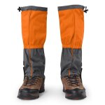 1 paire couvre - bottes guêtres Étanches de sports escalade randonnée extérieur orange 1 paire couvre - bottes guêtres Étanches de sports escalade randonnée extérieur orange