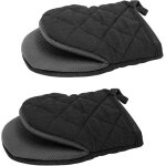 1 paire gants de four r�sistants � la chaleur jusqu� 400 ? cuisine gants de four non glissant lavables ...