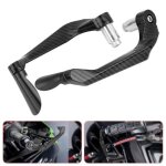 1 paire de leviers d?embrayage de frein de moto en fibre de carbone embrayage de frein de protection(noir) ...