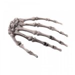 1 paire de mains squelettes dhalloween en plastique modèle squelette de griffe de crâne mains en os effrayante ... 1 paire de mains squelettes dhalloween en plastique modèle squelette de griffe de crâne mains en os effrayante ...
