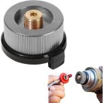 1 pcs adaptateur de cartouche de gaz pour rechauds de camping adaptateur de cartouche de gaz � bouteille ...
