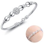 1 pièce bracelet jonc en acier inoxydable pour filles cadeau saint valentin pour fille maman femme petite ... 1 pièce bracelet jonc en acier inoxydable pour filles cadeau saint valentin pour fille maman femme petite ...