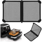 1 pices grille anti projection silicone pour af500eu accessoires s pour friteuse  air (noir)