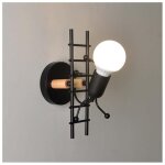 1 pièce humanoïde applique murale interieur - kuangfushang - e27 moderne applique murale industrielle ... 1 pièce humanoïde applique murale interieur - kuangfushang - e27 moderne applique murale industrielle ...