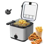 1 pi�ce mini friteuse � air friteuse � air 1000 w r�servoir dhuile de 25 l friture rapide dune vari�t� ...