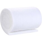 Ouate filtrante aquarium 1 m x 12 cm - �ponge / coton biochimique r�utilisable aimoonsa